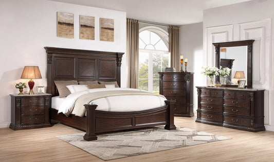 B2000 - 4pc or 5pc Bedroom Set - Queen, King (HH)