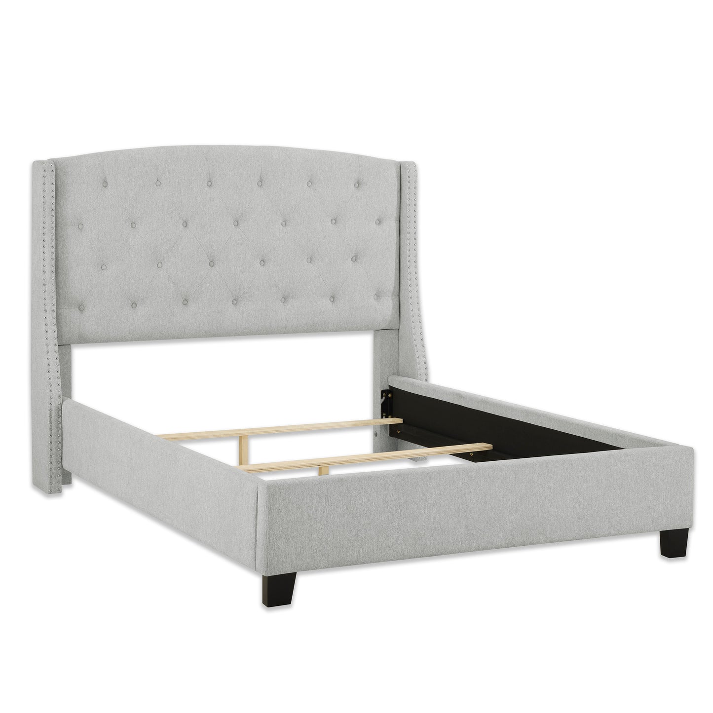 EVA DOVE GRAY BED (CM)