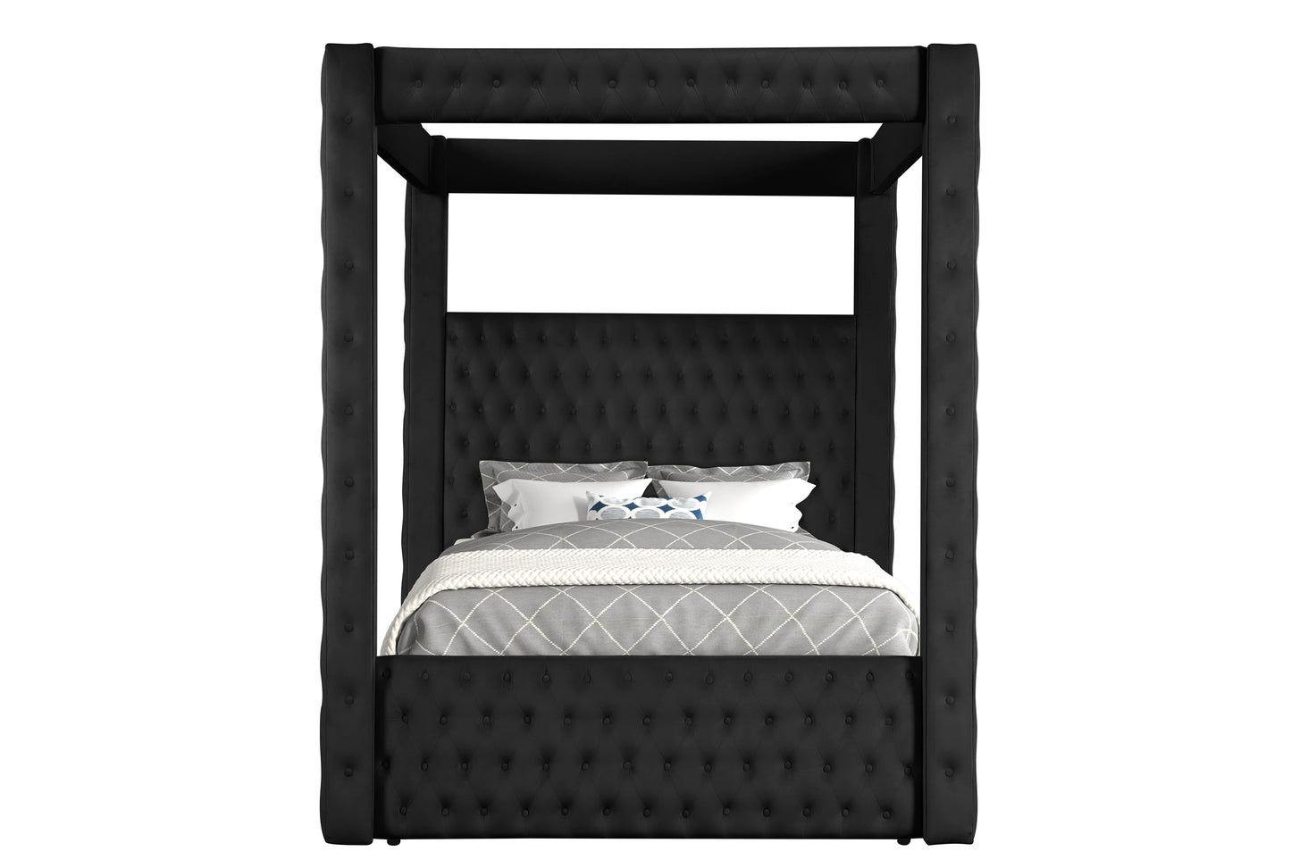 ANNABELLE CANOPY BED BLACK (CM)