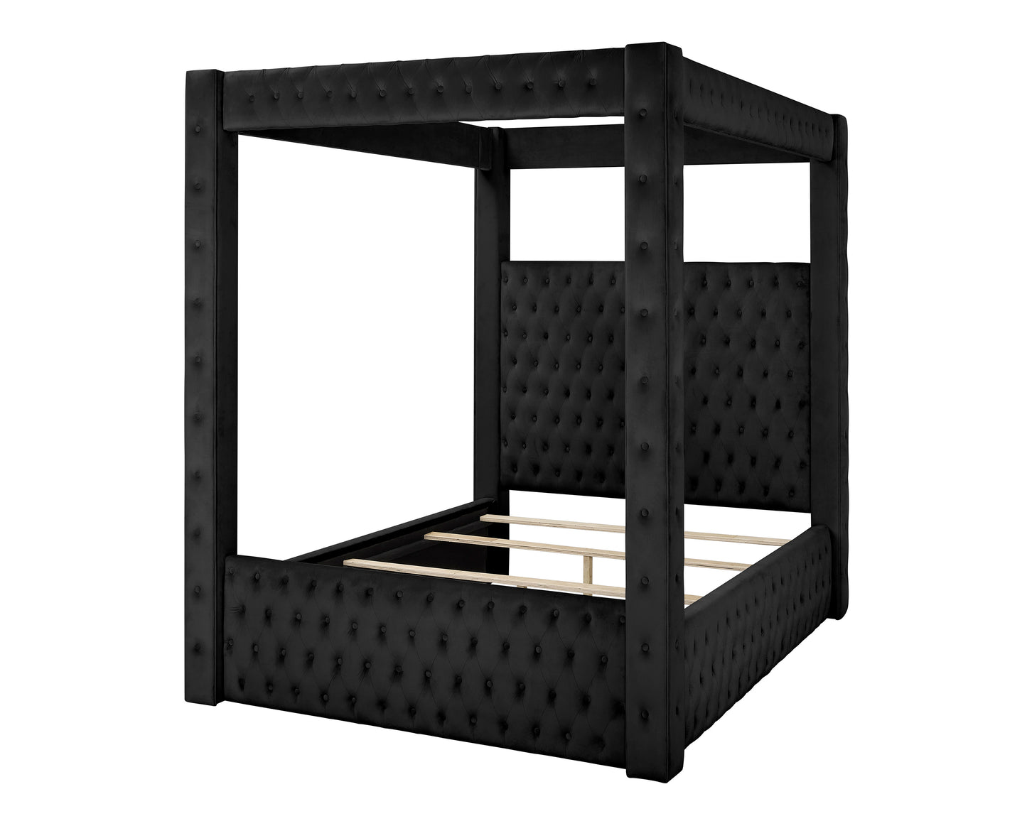 ANNABELLE CANOPY BED BLACK (CM)