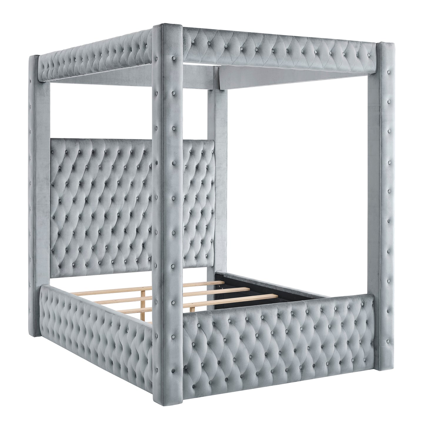 ANNABELLE CANOPY BED GREY (CM)