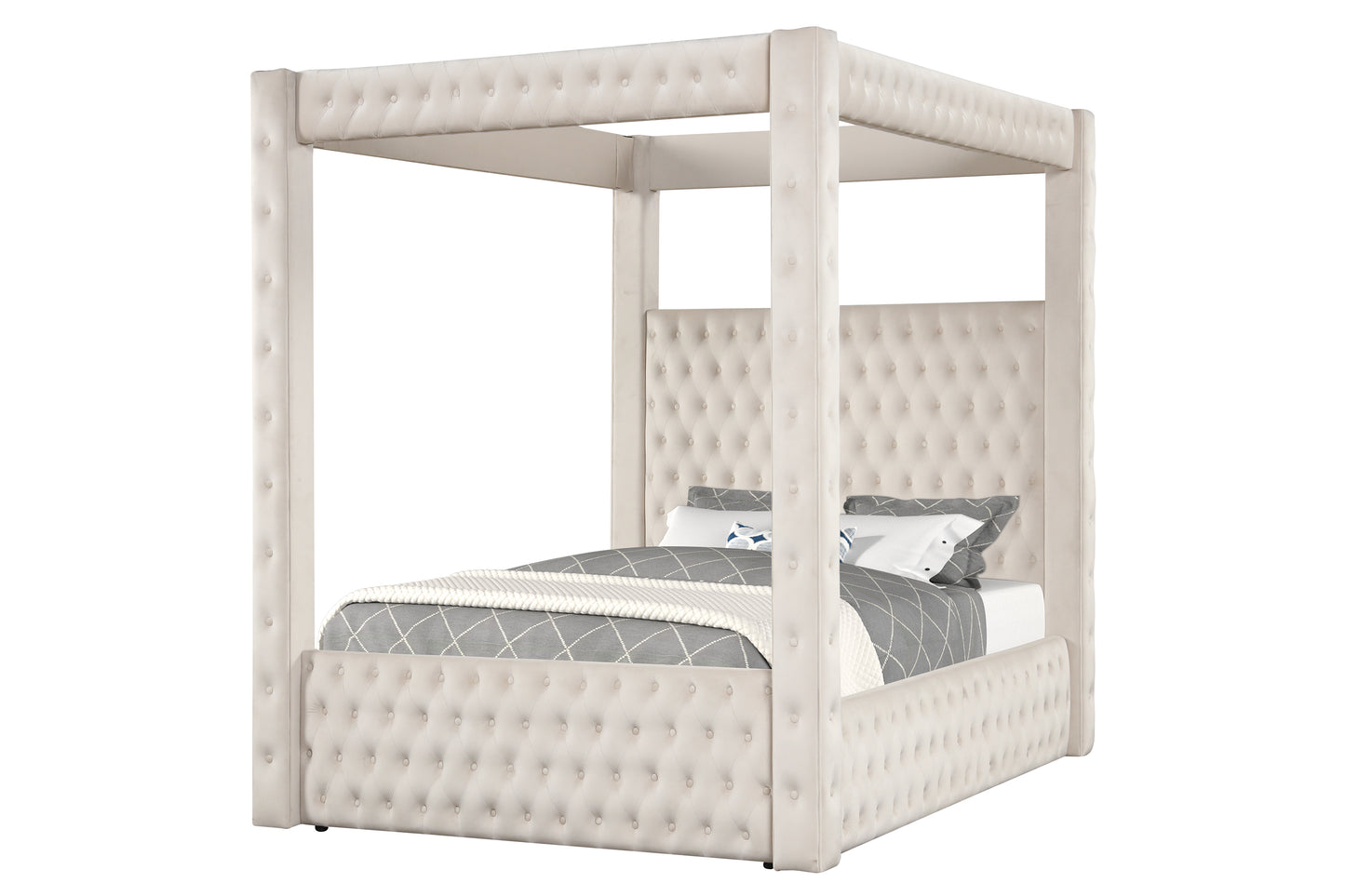 ANNABELLE CANOPY BED IVORY (CM)