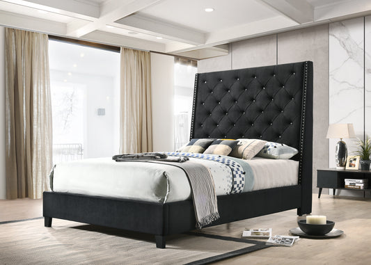 CHANTILLY BED BLACK (CM)