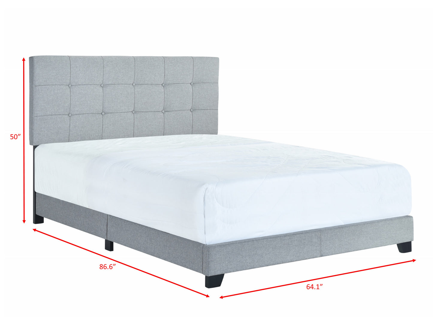 FLORENCE GREY BED (CM)