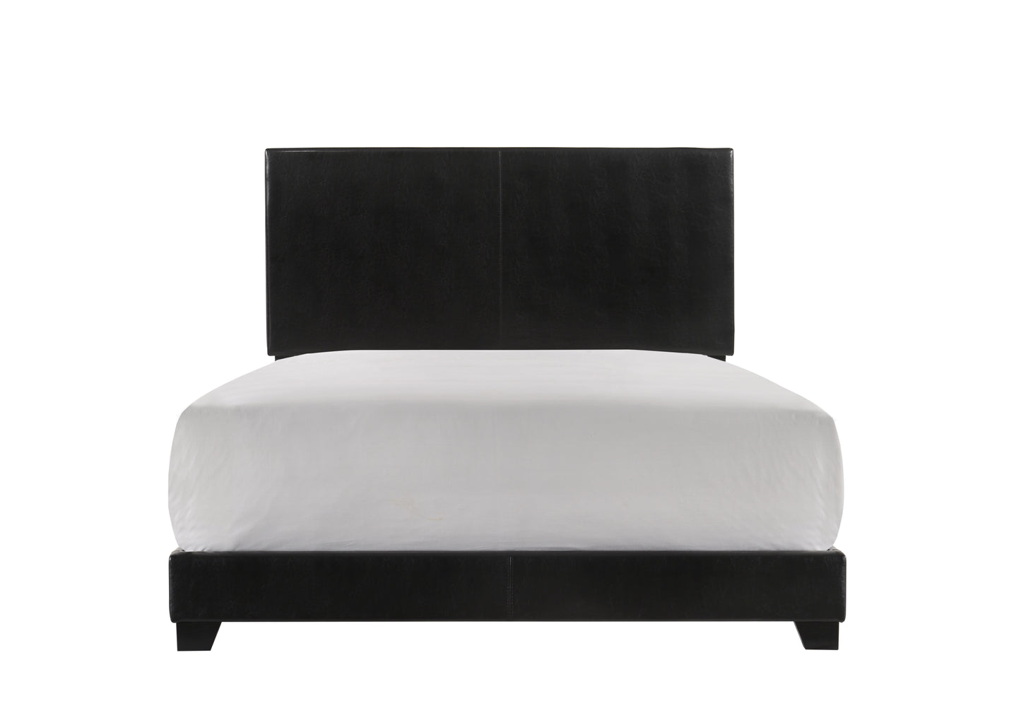 ERIN COMPLTE BLACK PU BED (CM)