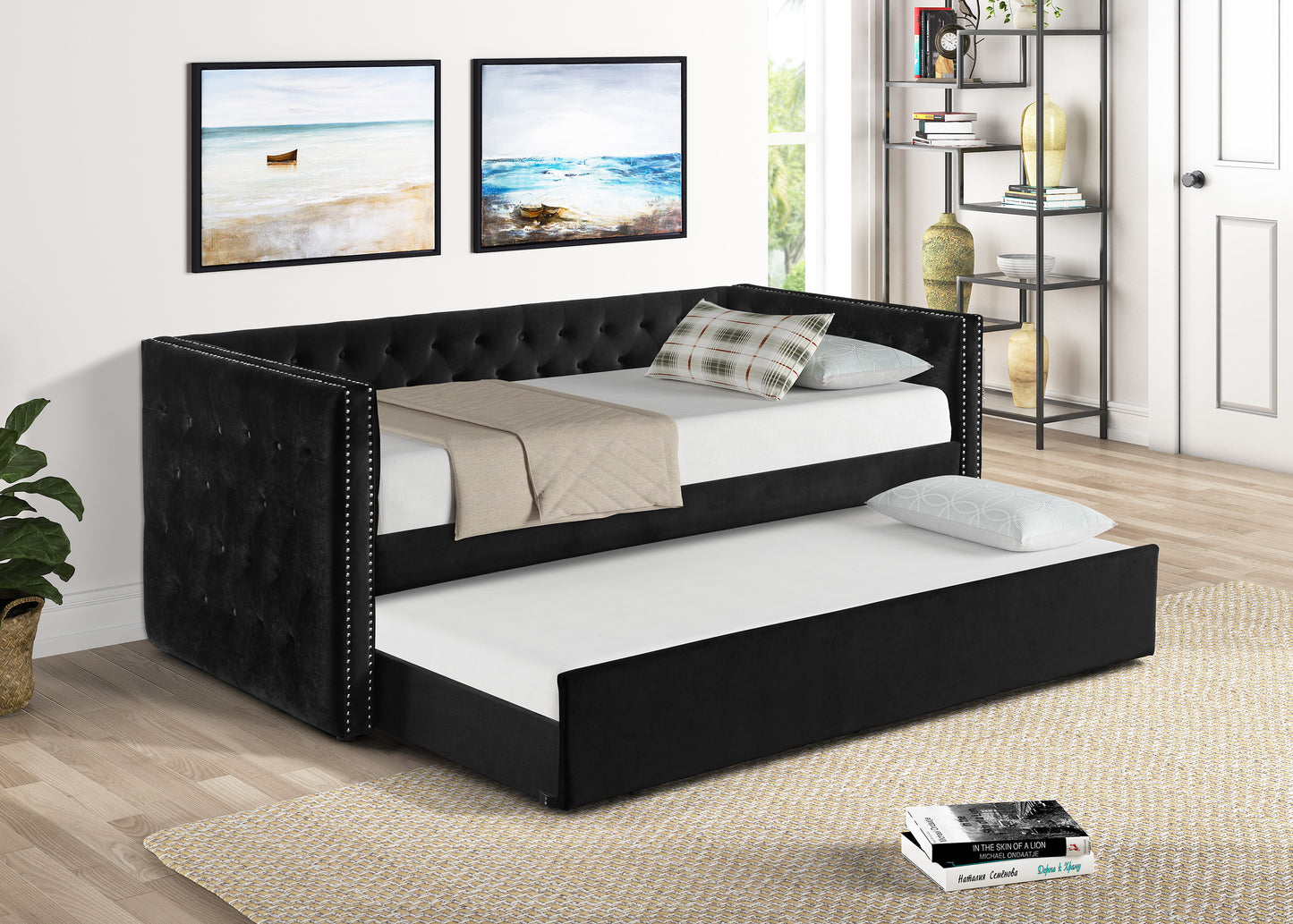 TRINA BLACK DAYBED (CM)