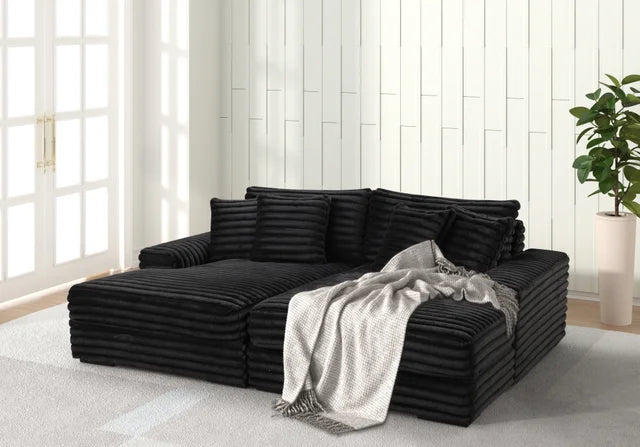 5400 Chaise Lounge - Black