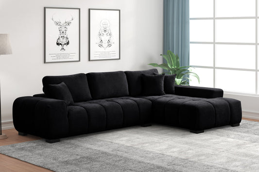 Manhattan2 - Black Sectional (HH)