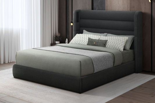 Hero Black Platform Bed (HH)