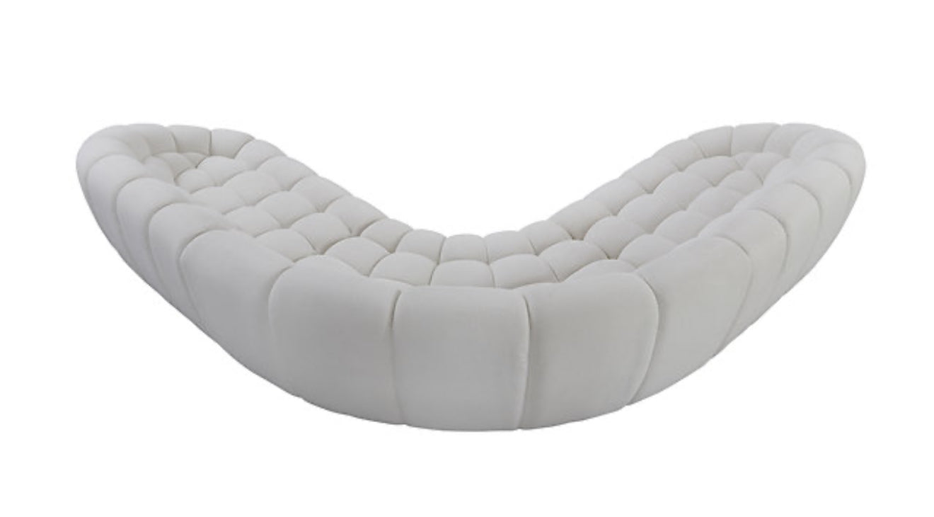 Bubbles Sectional (White) (NE)