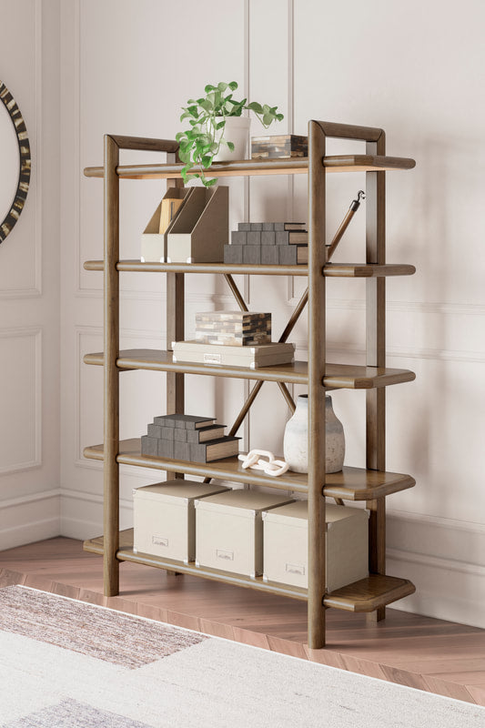 H769-70 - Bookcase (Brown) (HH)