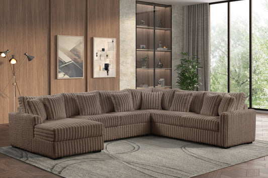 Solana Mocha Sectional (HH)