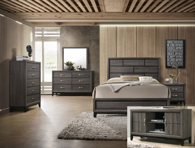 AKERSON GREY BEDROOM GROUP (CM)