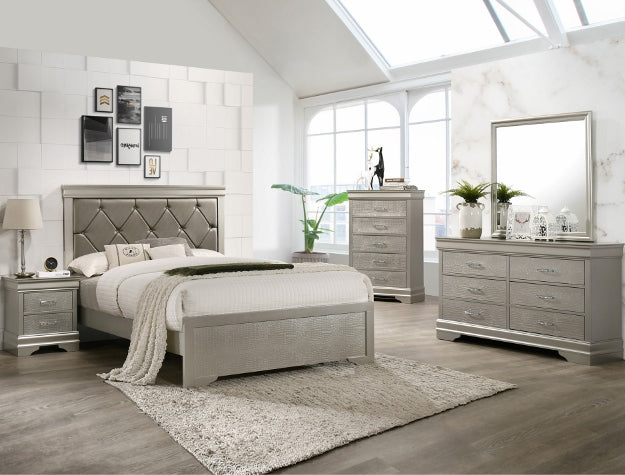 AMALIA  BED WITH FREE CHEST (CM)