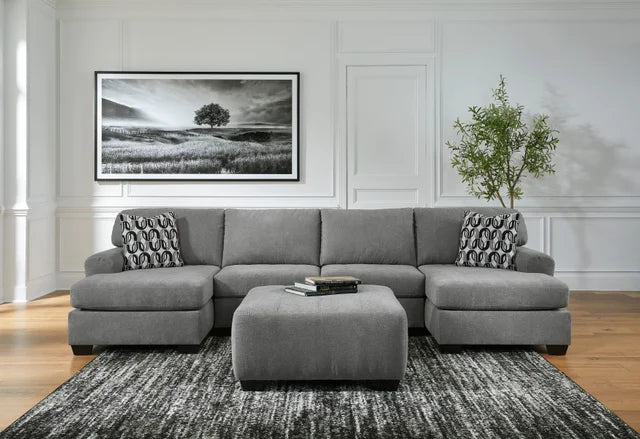 Ashley Gray Double Chaise Sectional