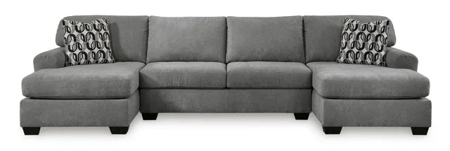 Ashley Gray Double Chaise Sectional