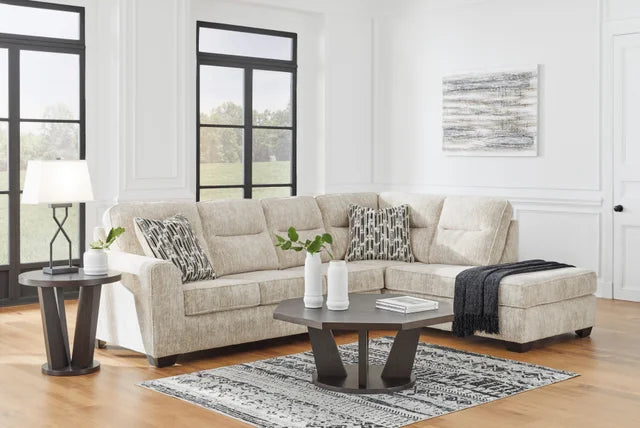 Ashley Parchment Sectional RAF Chaise