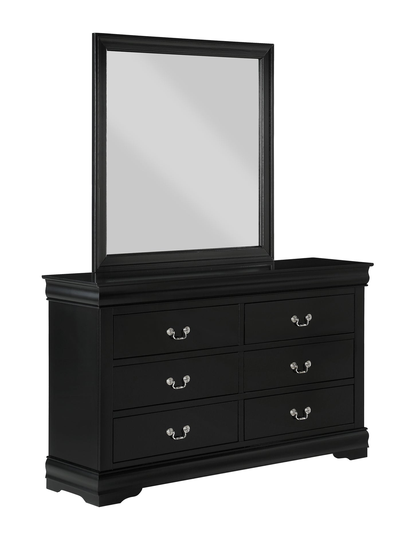 LOUIS PHILIP BEDROOM GROUP (BLACK) (CM)