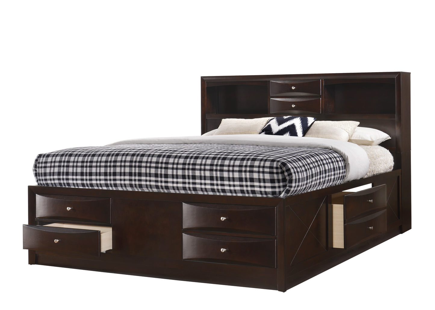 EMILY BEDROOM GROUP (DARK CHERRY) (CM)