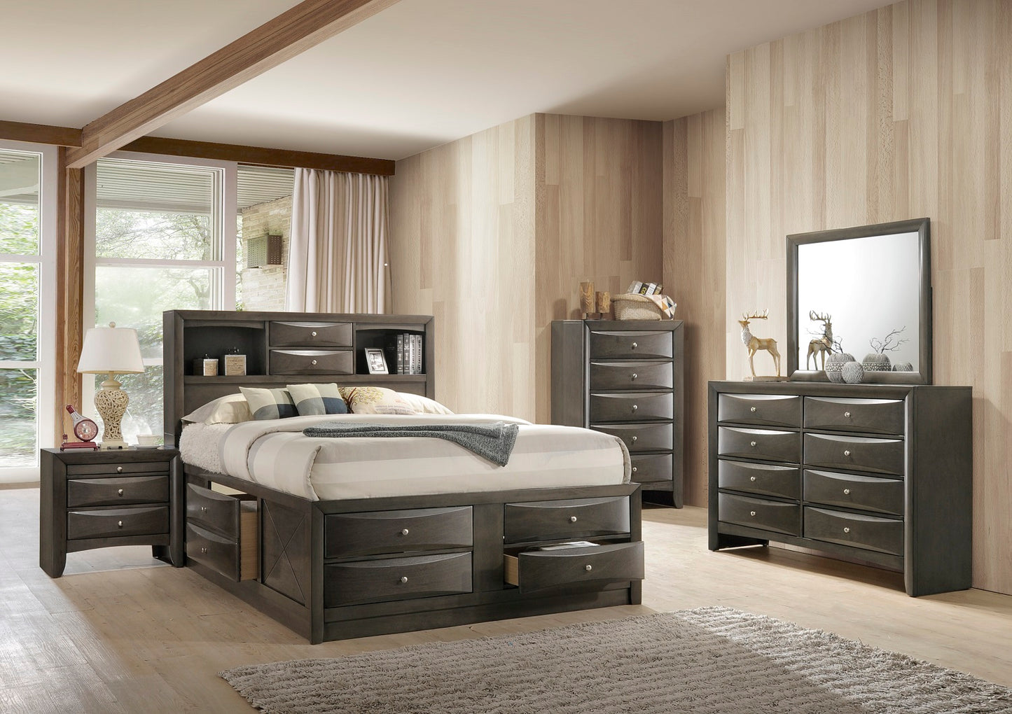 EMILY BEDROOM GROUP (GREY) (CM)