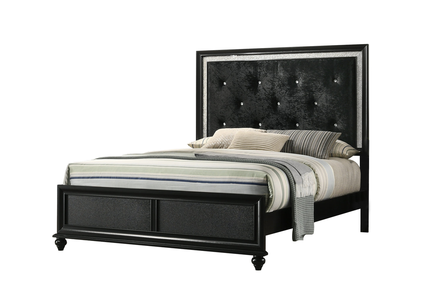 LILA BLACK BEDROOM GROUP (CM)