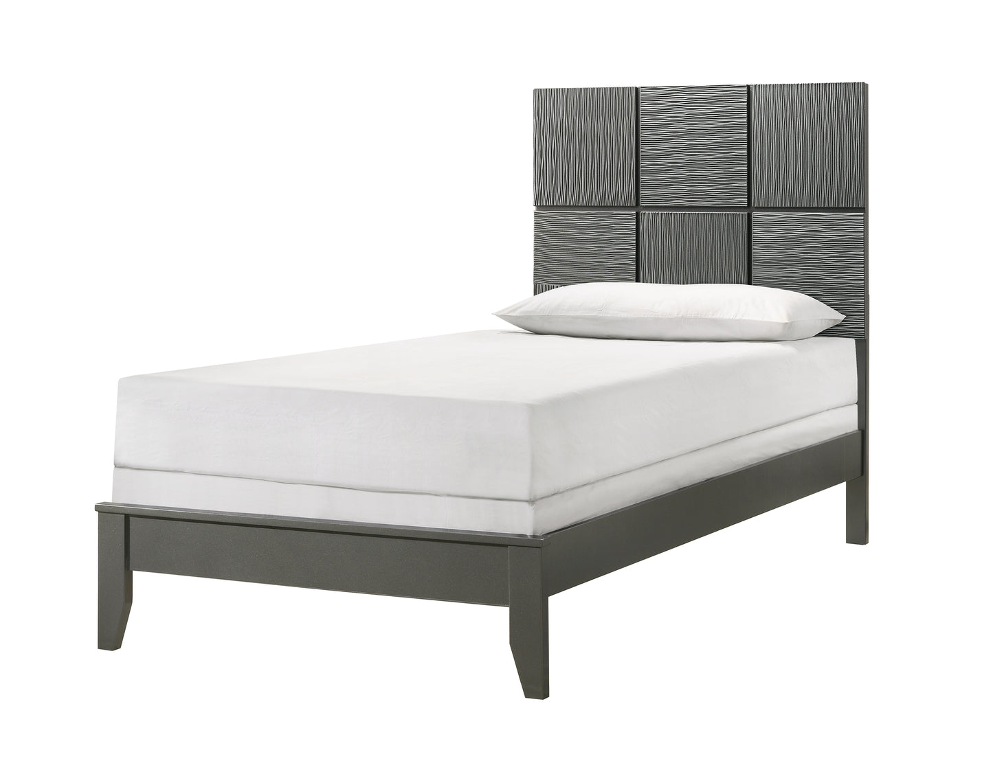 DENKER GUNMETAL BEDROOM GROUP (CM)