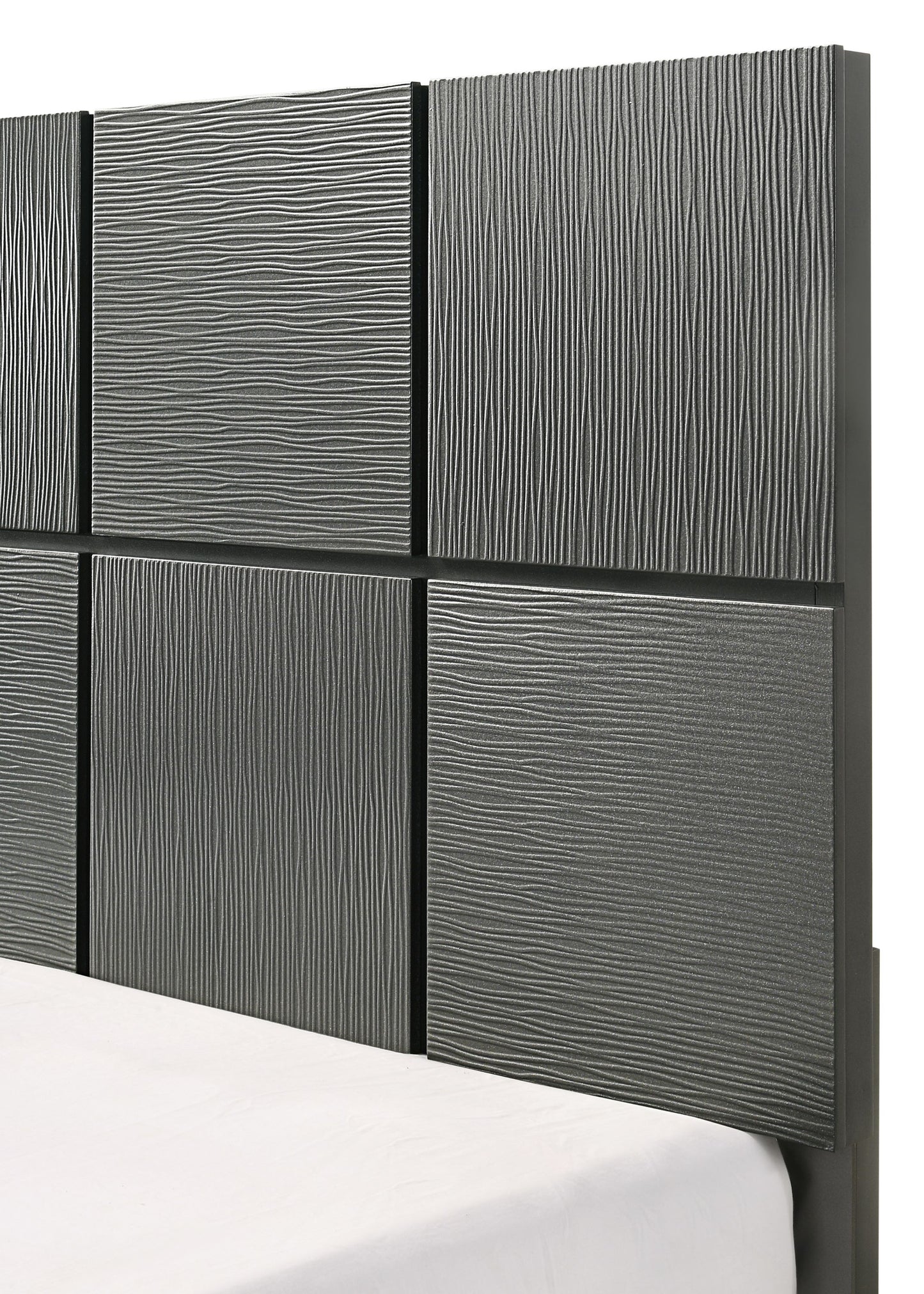 DENKER GUNMETAL BEDROOM GROUP (CM)