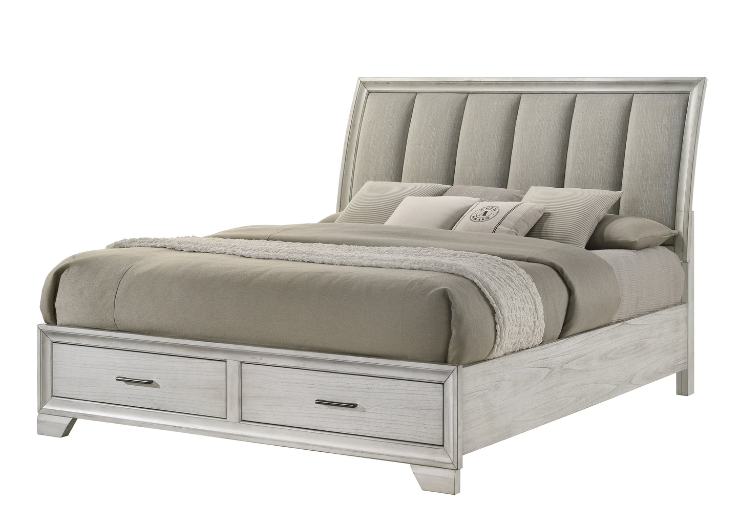 JAYMES WHITE MIST BEDROOM GROUP (CM)