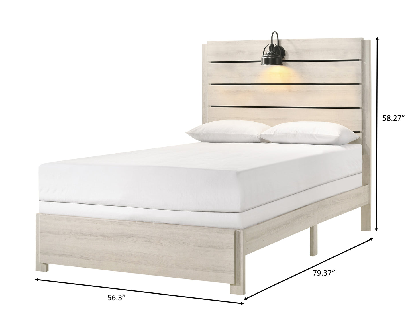 CARTER BEDROOM GROUP (WHITE) (CM)