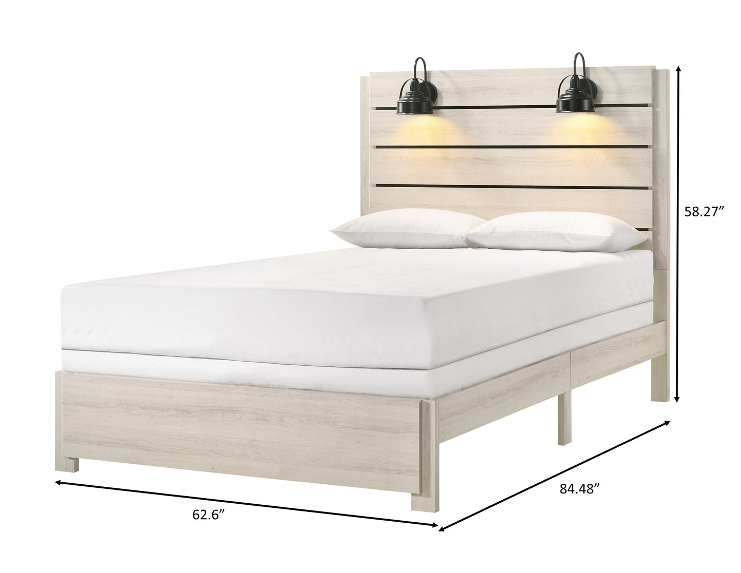 CARTER BEDROOM GROUP (WHITE) (CM)