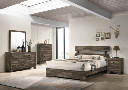 ATTICUS BEDROOM GROUP BROWN (CM)