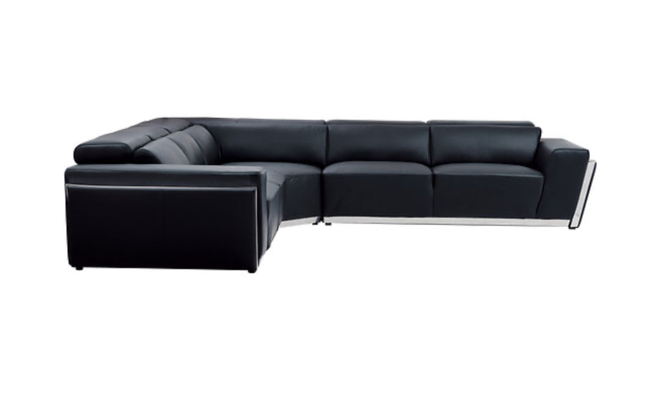 Domo Sectional (Black) (NE)