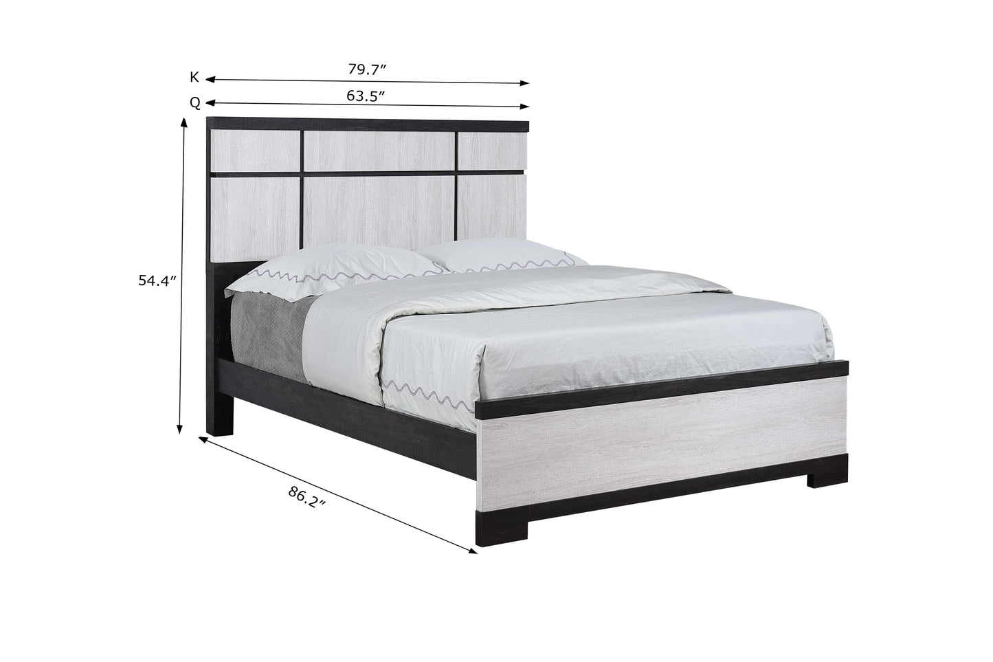 REMINGTON BEDROOM BLACK/WHITE