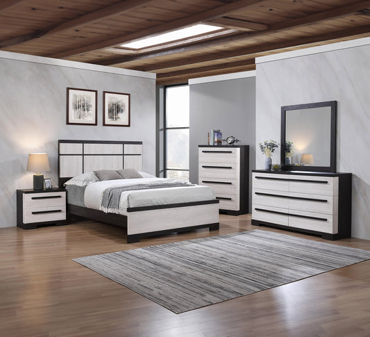 REMINGTON BEDROOM BLACK/WHITE