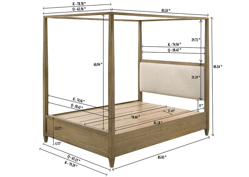 SIENNA BEDROOM GROUP (CM)