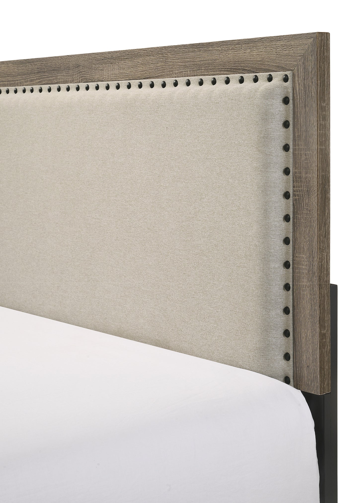 MILLIE UPHOLSTERED BED GROUP GREY (CM)