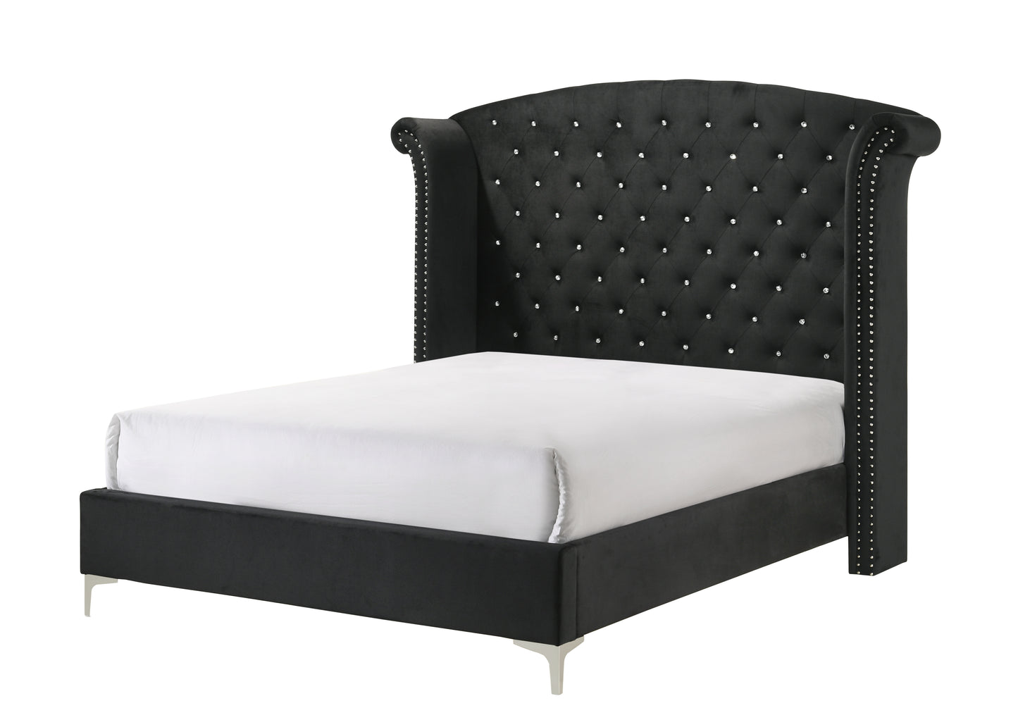 LUCINDA BEDROOM GROUP (BLACK) (CM)