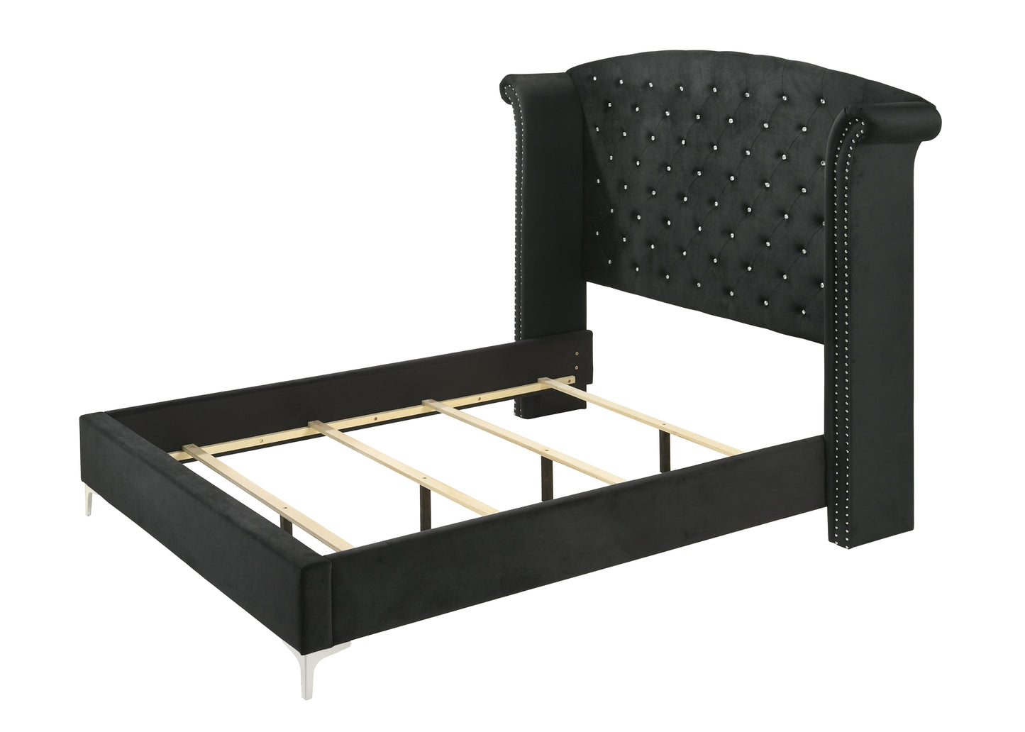 LUCINDA BEDROOM GROUP (BLACK) (CM)