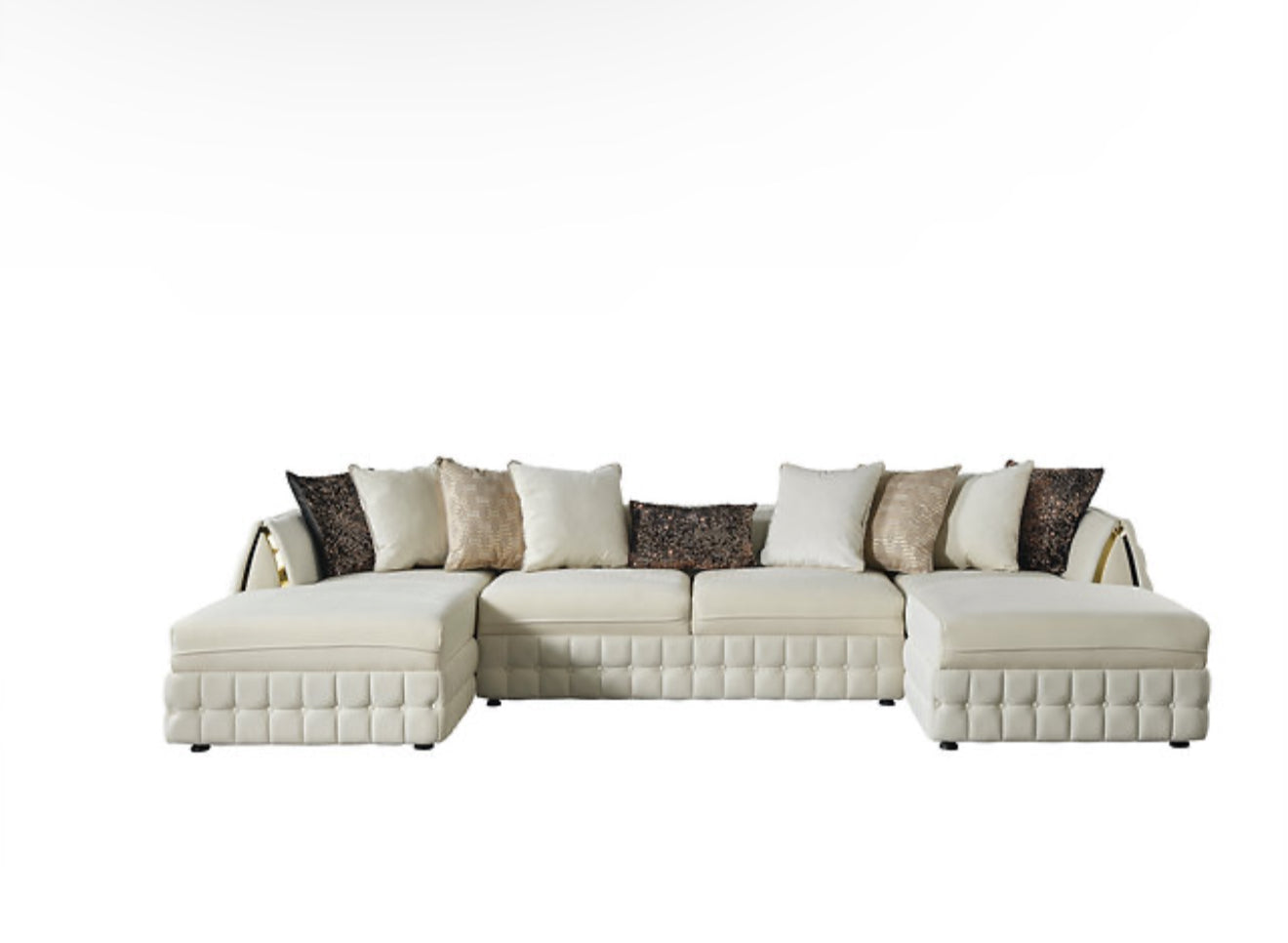 Sicilya Sectional (Off White) (NE)