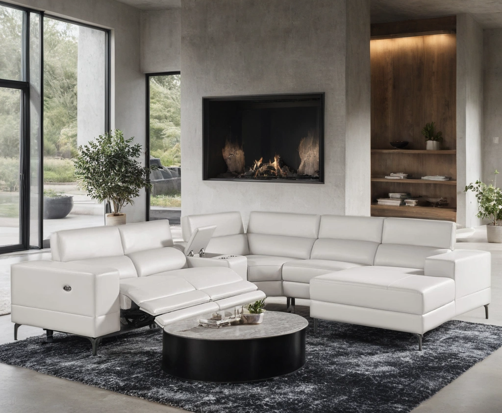 MILANO PEARL - 6PC Power Reclining Sectional (HH)