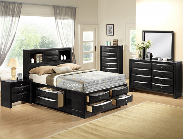 EMILY STORAGE BEDROOM (BLACK) (CM)