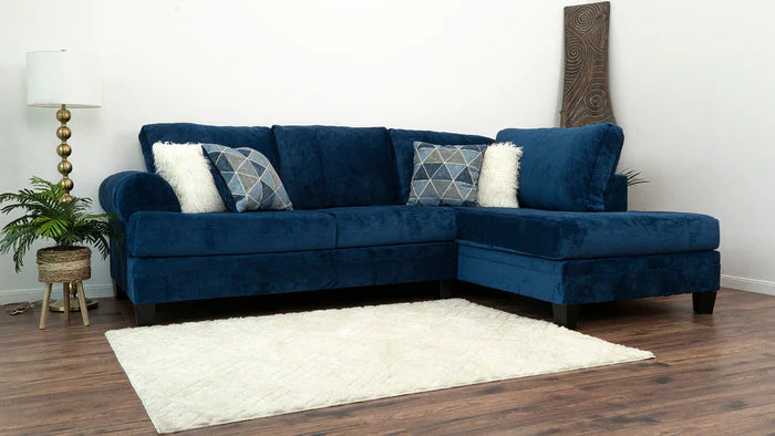 Jamba Navy 124" Sectional