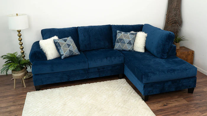 Jamba Navy 124" Sectional