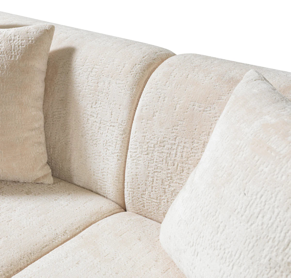 Brenda Ivory Boucle Sofa 93" & Loveseat 71"