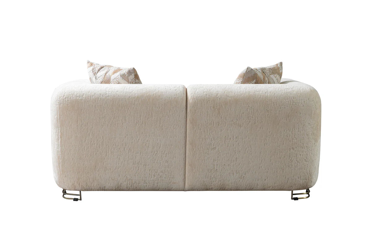 Brenda Ivory Boucle Sofa 93" & Loveseat 71"