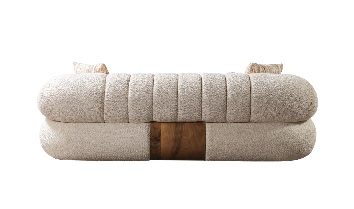 Destina Ivory Boucle Sofa 96" & Loveseat 81"