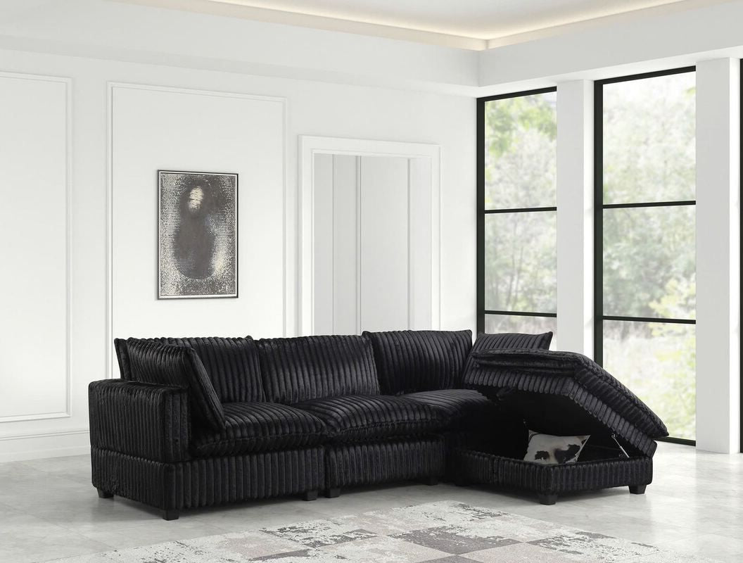 Cloud2 Black Cord Modular Sectional (HH)