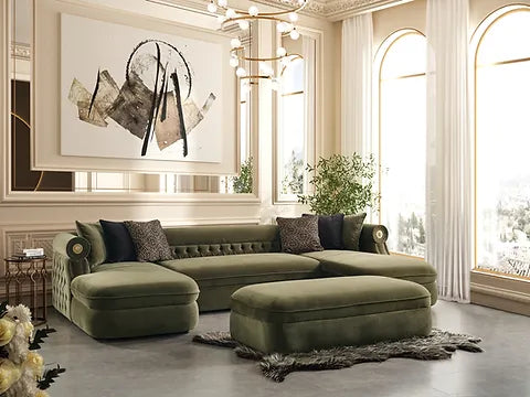 Brooklyn Sectional (Green)