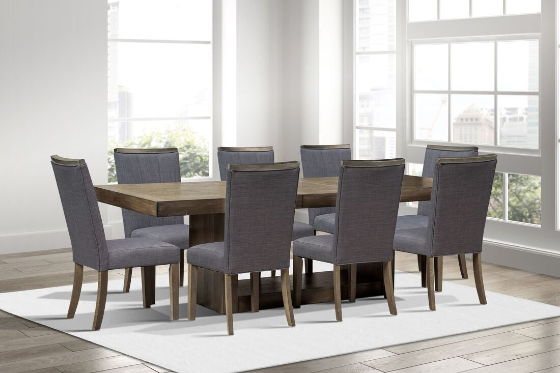 D901 - Dining Table + 8 Chair Set (HH)