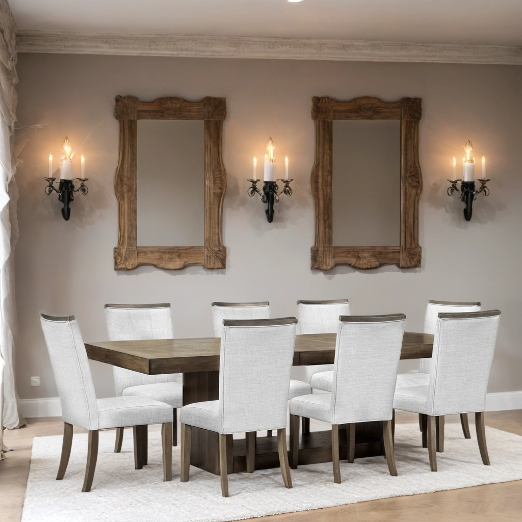 D902 - Dining Table + 8 Chair Set (HH)